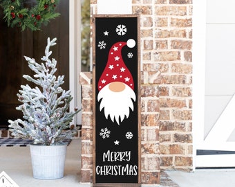 Gnome Christmas - Porch Sign